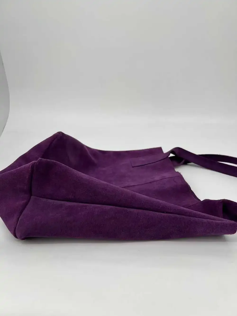 Brand Purple Suede Tote | OS Regular | Suede Tote Bag
